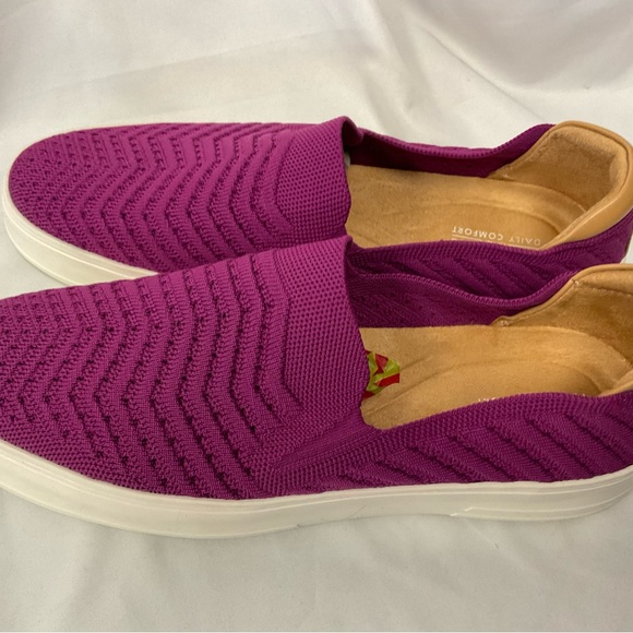 Dearfoam Daily Comfort Sophie Mystic Purple Slip On Sneaker Size 8.5 - Picture 6 of 9